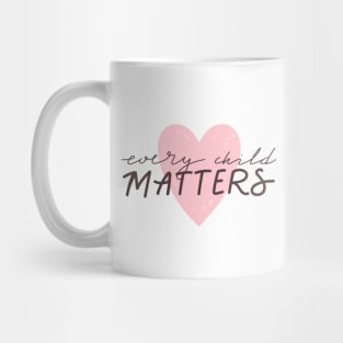 Every Child Matters print. Typography quote. Mug